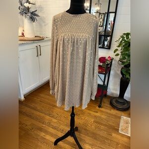 Listicle tunic dress, LG